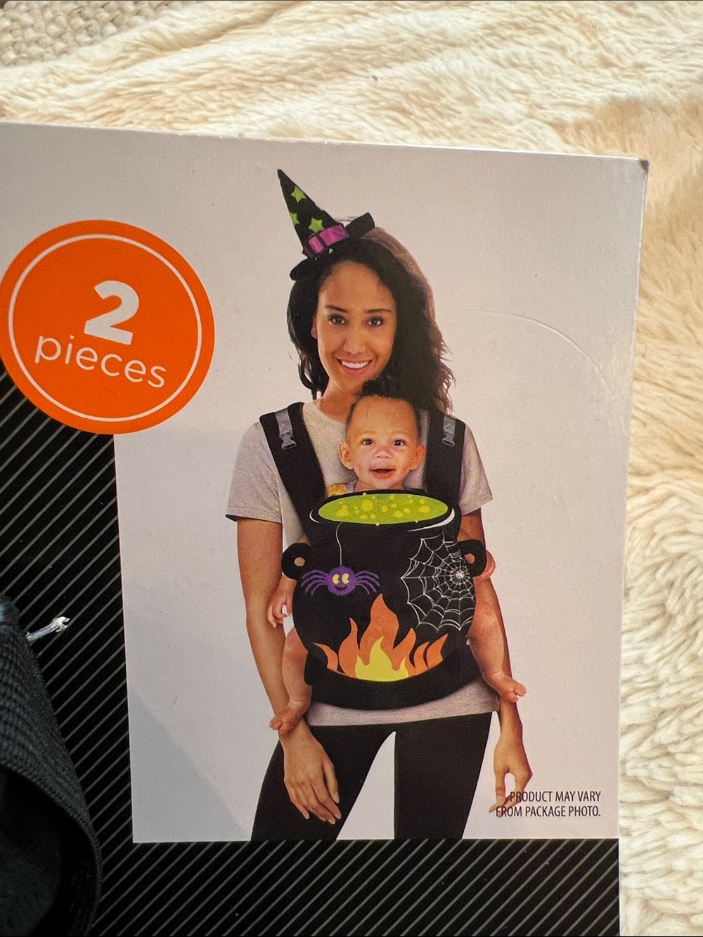 Carrier Cover Cauldron Halloween costume 2 piece set